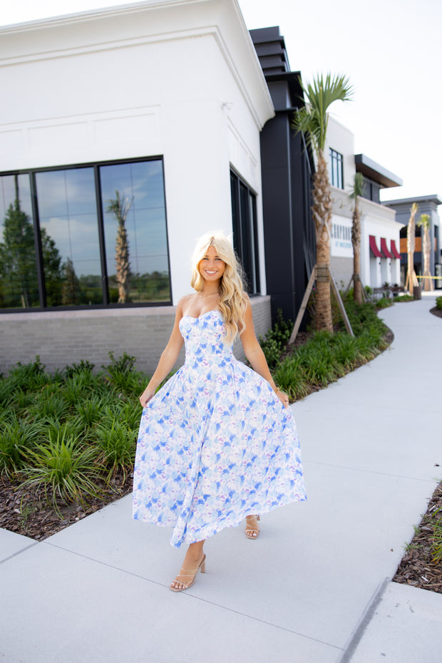 Mable Floral Midi Dress
