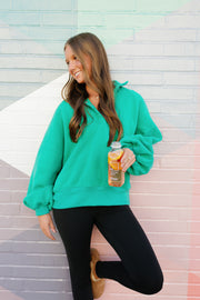 Piper Snap Pullover - Green