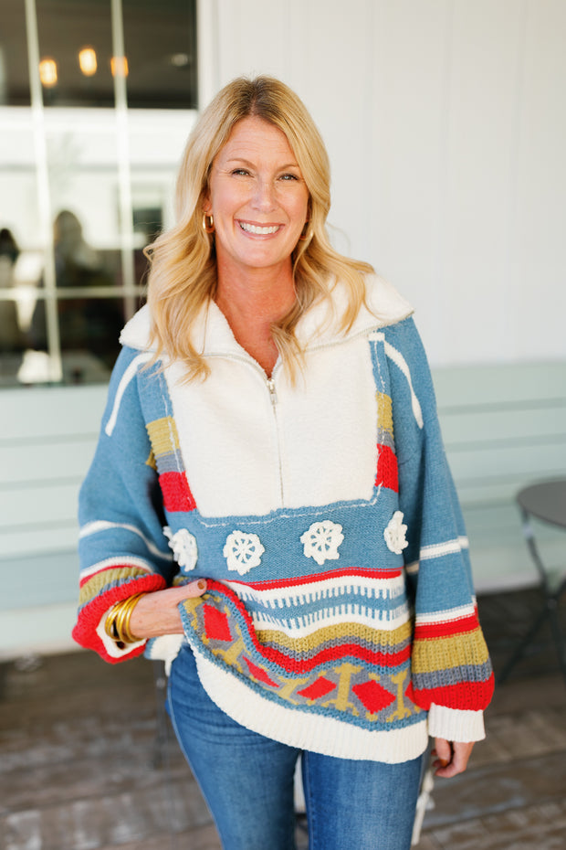 Bonnie Sweater - Blue Multi