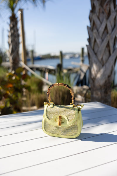 Aly Saddle Bag - Lime