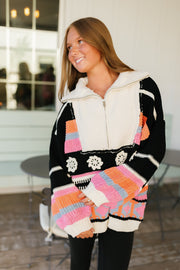 Bonnie Sweater - Black Multi