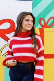 Bradley Sweater - Red/Pink