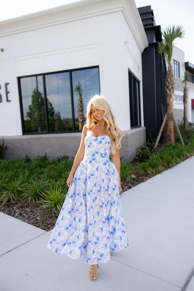 Mable Floral Midi Dress