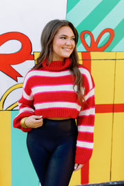 Bradley Sweater - Red/Pink