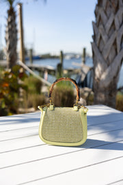 Aly Saddle Bag - Lime