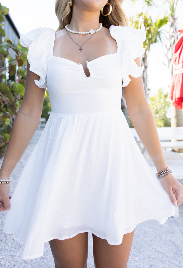 Sophia Dress - White