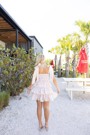 Lila Floral Mini Dress - Pink